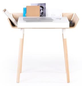 Bijeli stol s 1 ladicom EMKO My Writing Desk
