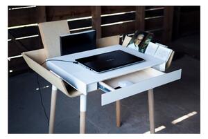 Bijeli stol s 1 ladicom EMKO My Writing Desk