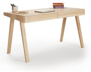 Radni stol od jasenovog drveta EMKO 4.9, 140 x 70 cm