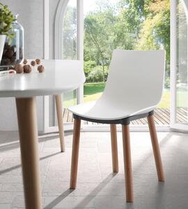 Bijeli proširiv blagovaonski stol s bijelom pločom stola 100x160 cm Oqui – Kave Home