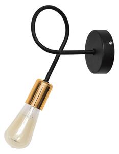 Zidna svjetiljka TUBE 1xE27/60W/230V crna