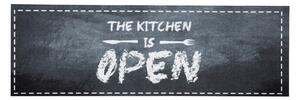 Siva kuhinjska staza Zala Living Open Kitchen, 50 x 150 cm