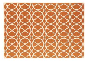 Narančasti vanjski tepih Floorita Interlaced, 133 x 190 cm
