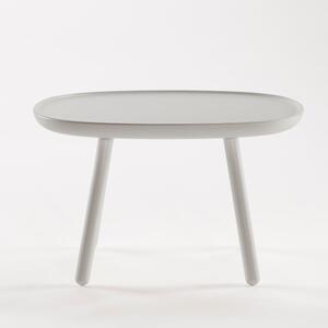 Sivi stol od od prirodnog masivnog drveta EMKO Naïve, 61 x 41 cm