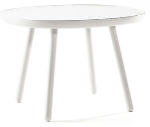 Bijeli stol od prirodnog masivnog drveta EMKO Naïve, ø 64 cm