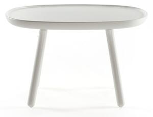 Sivi stol od od prirodnog masivnog drveta EMKO Naïve, 61 x 41 cm