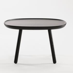 Crni stol od prirodnog masivnog drveta EMKO Naïve, 61 x 41 cm