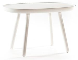 Bijeli stol od prirodnog masivnog drveta EMKO Naïve, 61 x 41 cm