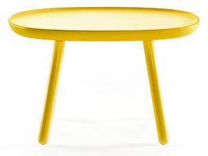 Žuti stol od prirodnog masivnog drveta EMKO Naïve, 61 x 41 cm