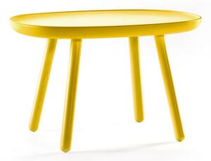 Žuti stol od prirodnog masivnog drveta EMKO Naïve, 61 x 41 cm