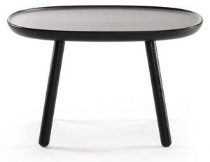 Crni stol od prirodnog masivnog drveta EMKO Naïve, 61 x 41 cm