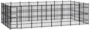 VidaXL Vanjski kavez za pse čelični 29,49 m²