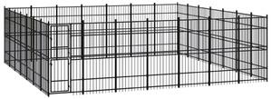 VidaXL Vanjski kavez za pse čelični 45,16 m²