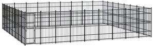 VidaXL Vanjski kavez za pse čelični 66,36 m²