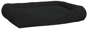VidaXL Jastuk za pse s jastučićima crni 89 x 75 x 19 cm tkanina Oxford
