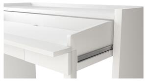 Bijeli stol na razvlačenje Woodman 16 Mel, 36x110 cm