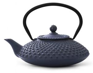 Plavi čajnik od lijevanog željeza sa cjedilom Bredemeijer Xilin, 1,25 l