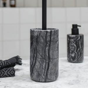 Crna mramorna WC četka Marble – Mette Ditmer Denmark