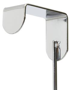 Metalna vješalica za vrata srebrne boje 33 cm Spirale – Compactor