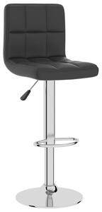 VidaXL Barski stolac od umjetne kože crni