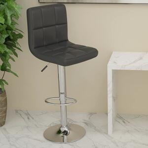 VidaXL Barski stolac od umjetne kože crni