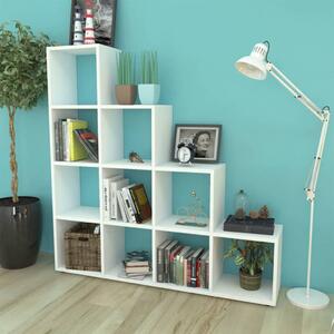 VidaXL 242550 Staircase Bookcase/Display Shelf 142 cm White