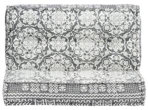 VidaXL 283795 Pouffe 100x100x20 cm Light Grey Fabric
