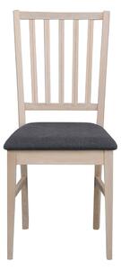 Siva blagovaonska stolica od hrastovog drveta Rowico Filippa