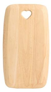 Daska za rezanje od gumenog drveta T&G Woodware Colonial Home Heart, 27.5 x 15 cm