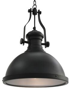VidaXL Stropna svjetiljka crna okrugla E27