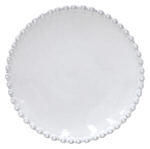 Bijeli tanjur od kamenine Costa Nova Pearl ⌀ 17 cm