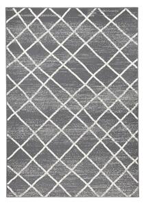 Tamnosivi tepih Zala Living Rhombo, 70 x 140 cm