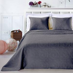 Siva jastučnica i prekrivač od mikrovlakana DecoKing Elodie, 240 x 260 cm