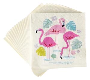 Set od 20 papirnih ubrusa Rex London Flamingo Bay