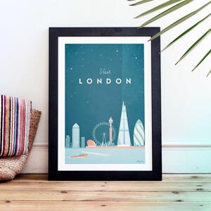 Poster Travelposter London, 30 x 40 cm