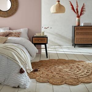 Okrugli tepih od jute u prirodnoj boji ø 150 cm Eden - Flair Rugs