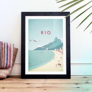 Poster Travelposter Rio, 50 x 70 cm