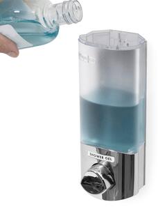 Dozirator za sapun u srebrnoj boji Compactor Uno, 360 ml