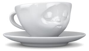Bijela porculanska šalica za kavu 58products Kisses, 200 ml