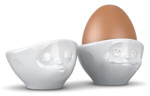 Set s dvije bijele posudice za jaje zaljubljeni par 58products, 100 ml