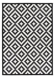 Dvostrani crno-bijeli tepih s uzorkom Narma Viki, 70 x 140 cm