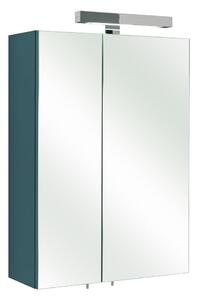 Tamno sivi viseći kupaonski ormarić s ogledalom 50x70 cm Set 311 - Pelipal
