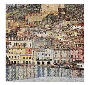 Reprodukcija slike Gustava Klimta - Malcesine on Lake Garda, 60 x 60 cm