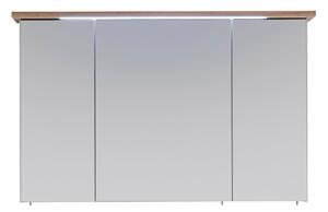 Bijeli viseći kupaonski ormarić s ogledalom 115x72 cm Set 923 - Pelipal