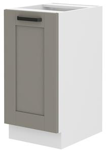 Zondo.hr Donji kuhinjski ormarić Lucid 40 D 1F BB (claygrey + bijela). 1045442
