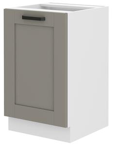 Zondo.hr Donji kuhinjski ormarić ispod sudopera Lucid 50 ZL 1F BB (claygrey + bijela). Akcija -7%. 1045441