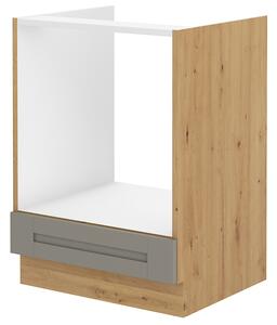 Zondo.hr Donji kuhinjski ormarić za pećnicu Lucid 60 D GAZ BB (hrast artisan + claygrey). 1045488