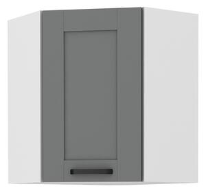 Zondo.hr Gornji kutni kuhinjski ormarić Lucid 58 x 58 GN 72 1F (dustgrey + bijela). 1045551