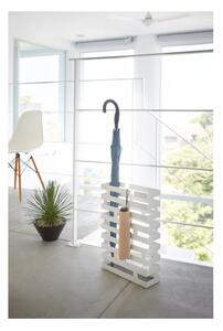Bijeli stalak za kišobrane YAMAZAKI Brick, širina 30 cm
