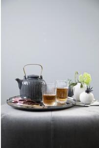 Antracit porculanski čajnika Kahler dizajn Hammershoi, 1,2 l